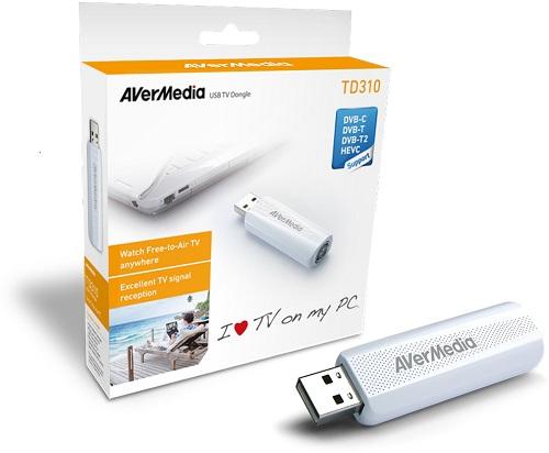 Immagine prodotto AVerMedia TD310 (USB 2.0, DVB-T2, DVB-C, DVB-T)
