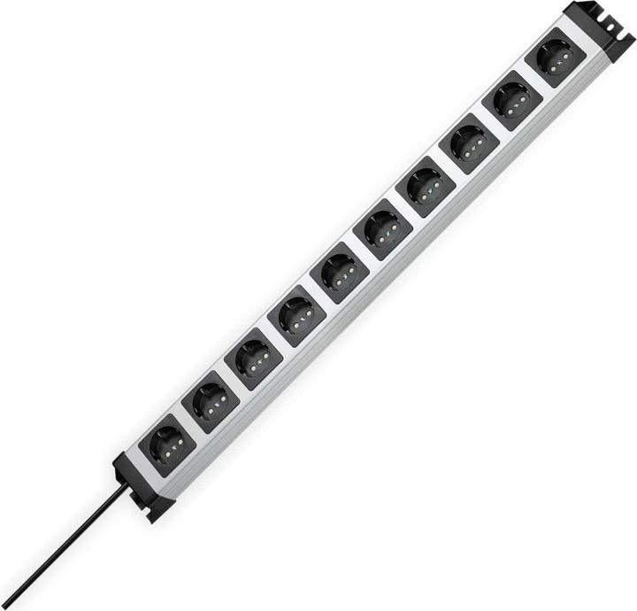Produktbild Kopp Steckdosenleiste POWERversal 10-fach (10 x, CEE 7/3, 1.40 m)