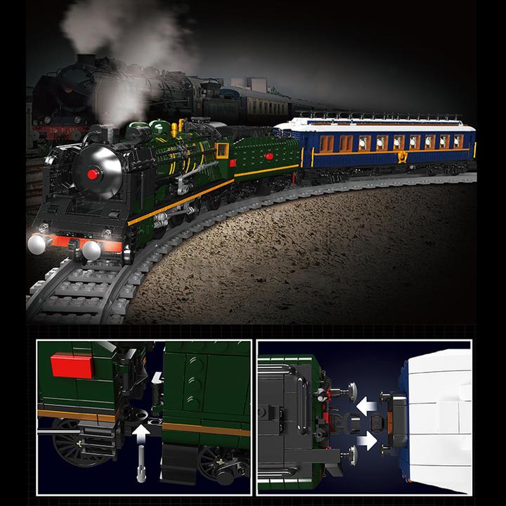 Actual product image Mould King SNCF 231 steam locomotive (Orient-Express)