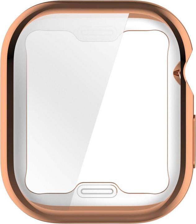 Produktbild Cover-Discount Apple Watch 10 - 42mm - Gummi Schutz Case Metall-Look