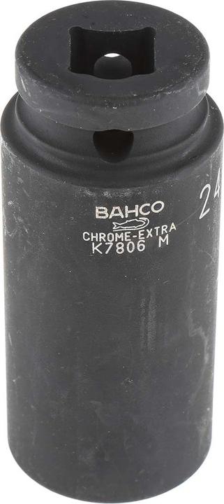 Actual product image Bahco 1/2" Power socket spanner bit, long, hexagonal, 24 mm, phosphated (24 mm)