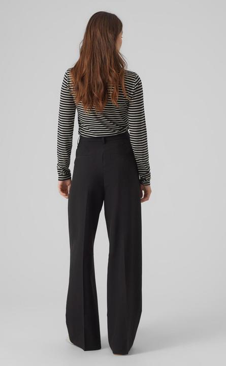 Actual product image Vero Moda VMTROIAN Mittlere Taille Hose Hose mit weitem Beinschnitt (L)