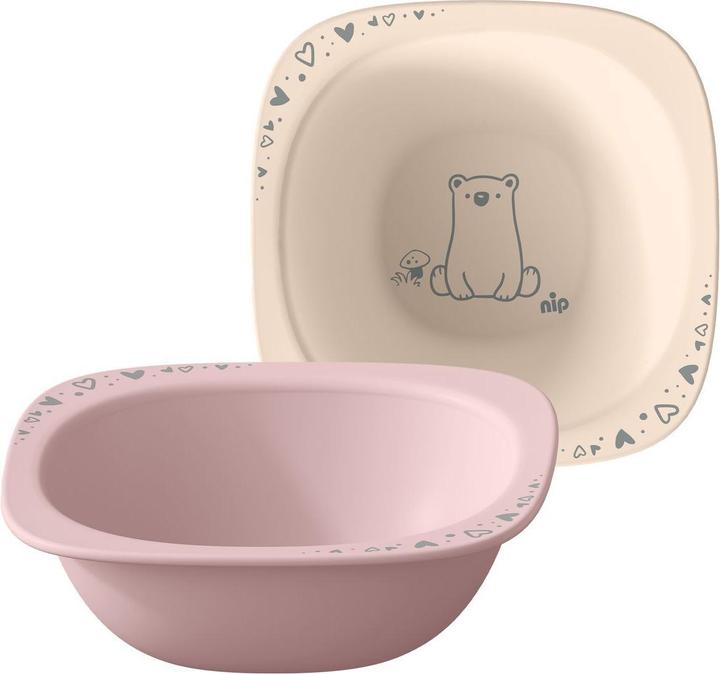 Produktbild NIP Kinderteller & Breischalen Breischale 2er Pack eat green - Blau