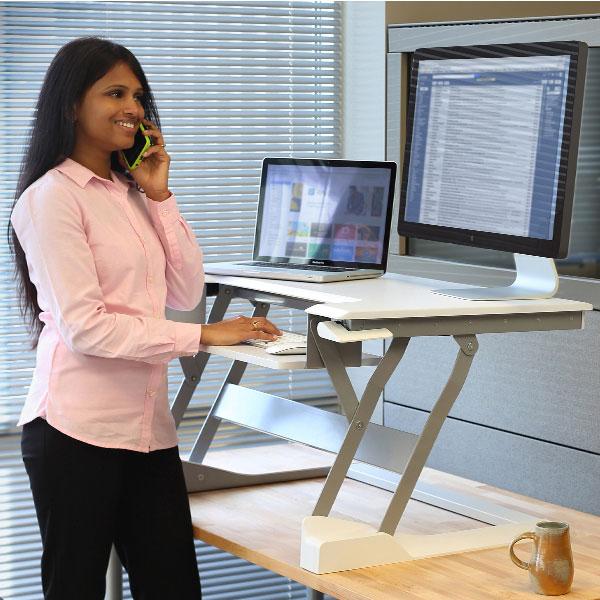Actual product image Ergotron WorkFit stand-sit workstation