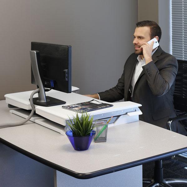 Actual product image Ergotron WorkFit stand-sit workstation