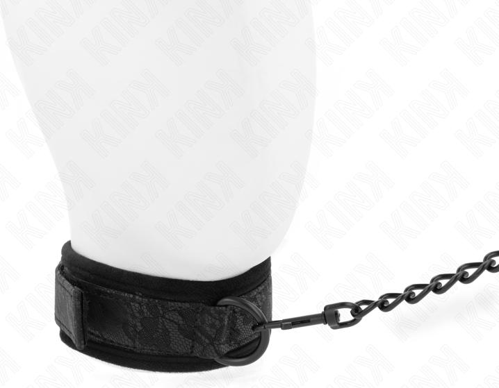 Actual product image Pipedream KINK - BASIC MODEL COLLAR WITH LEASH 77 CM MODEL 5 ADJUSTABLE 34-54 CM X 5 CM