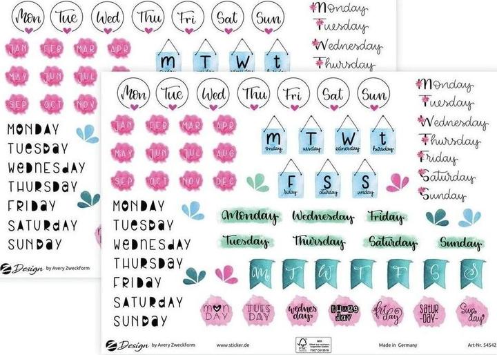 Productafbeelding Avery Lettering Sticker
