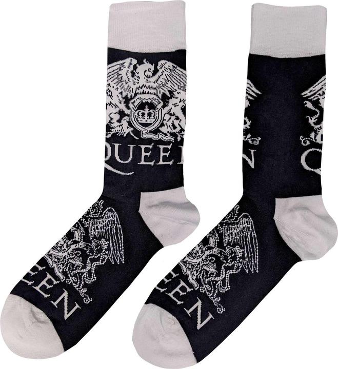 Actual product image Queen Unisex Adult Crest Socks (40.5 - 45.5)