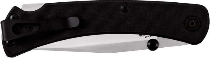 Image du produit Buck 110 SLIM PRO TRX, noir, acier S30V, inoxydable, back lock, manche G10, clip de poche Tip Up (9.50 cm)