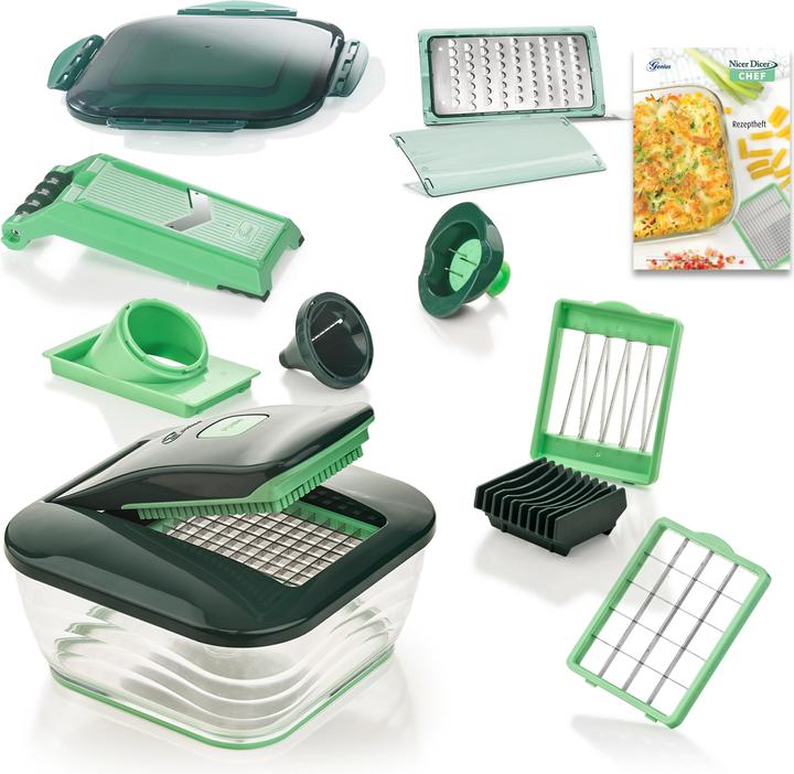 Actual product image Genius Nicer Dicer Chef Set 15pcs.