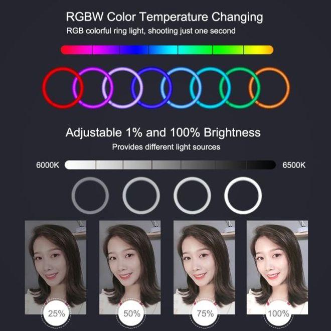 Produktbild Puluz 12" RGB LED Ringleuchte (Ringleuchte)