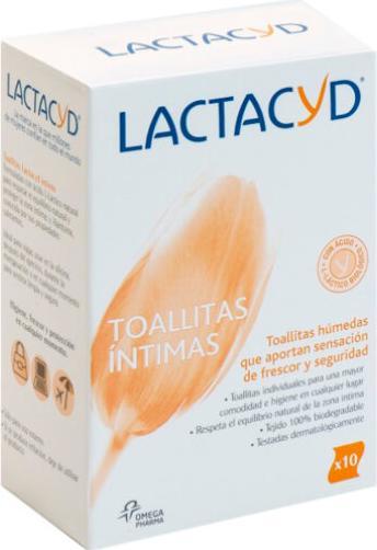 Image du produit Lactacyd Lingettes intimes 10 pièces (Lingettes intimes)