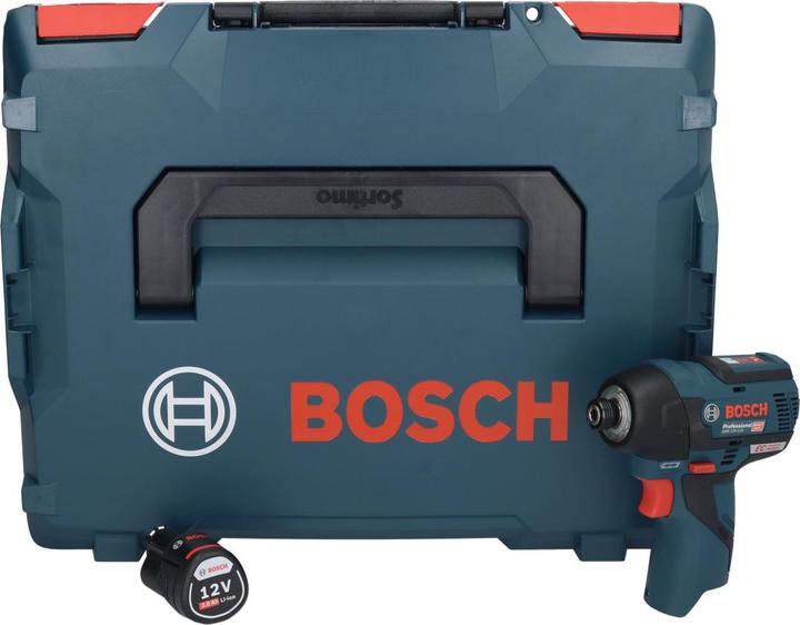 Produktbild Bosch Professional Bosch GDR 12V-110 Professional Akku Drehschlagschrauber 12 V 110 Nm 1/4" Brushless + 1x Akku 2,0 Ah (Akkubetrieb)