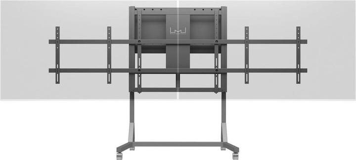 Actual product image Multibrackets MB Motorised Dual TV Stand, black/0440 (84", 160 kg)