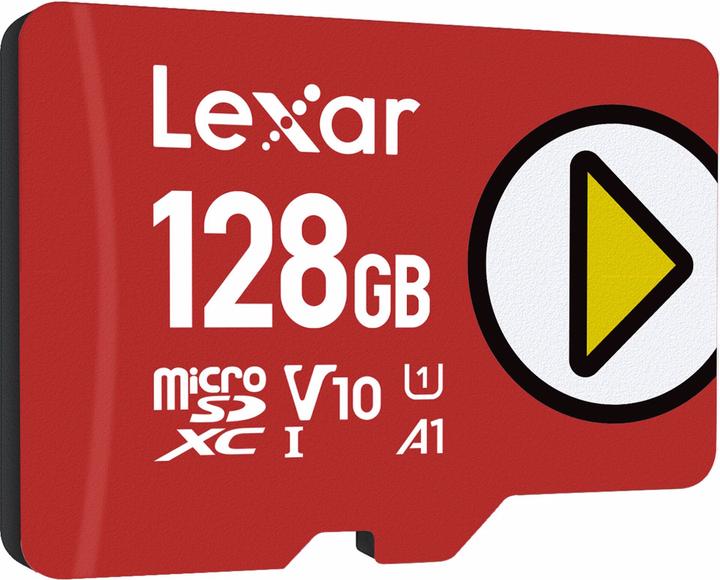 Image du produit Lexar Carte microSDXC 128GB PLAY 1066x UHS-I U3 jusqu'à 150MB/s (128 Go, microSDXC, U1, UHS-I)