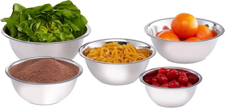 Produktbild Relaxdays Rührschüssel Set (0.70 l, 5 x)
