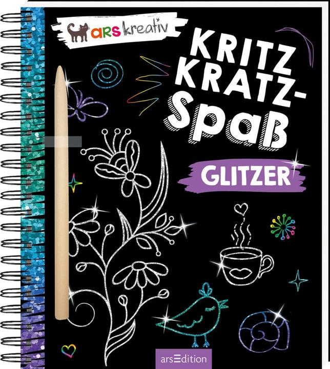 Image du produit Gribouillage amusant paillettes (Allemand)