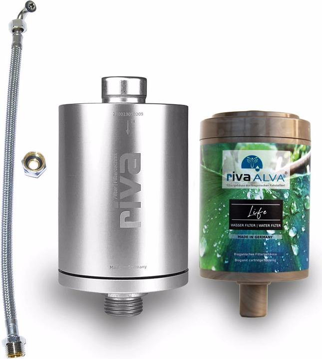 Actual product image Riva Drinking water filter rivaALVA LIFE - metal housing with filter cartridge (without hose connection