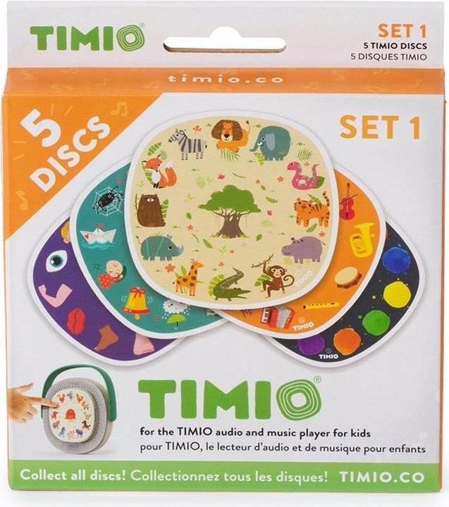 Actual product image Timio Audio Disc Set 1 (French, Italian, German, Dutch, Portuguese, Multilingual, Spanish, English, Chinese)