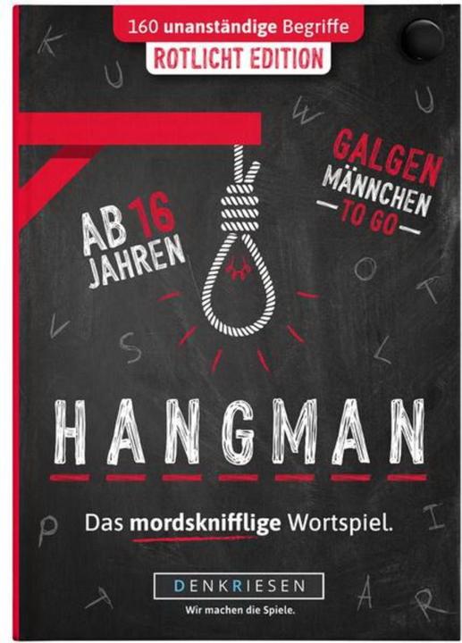 Produktbild Denkriesen Hangmann - Rotlicht Edition (Deutsch)