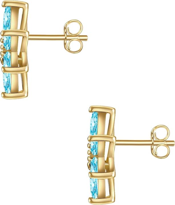 Produktbild Glanzstücke München Damen Sterling Silber Zirkonia gelbgold - 28429 (Sterling Silber)