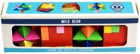 Immagine prodotto Rex London Gomme per puzzle 3D Set di 4 orsi selvatici