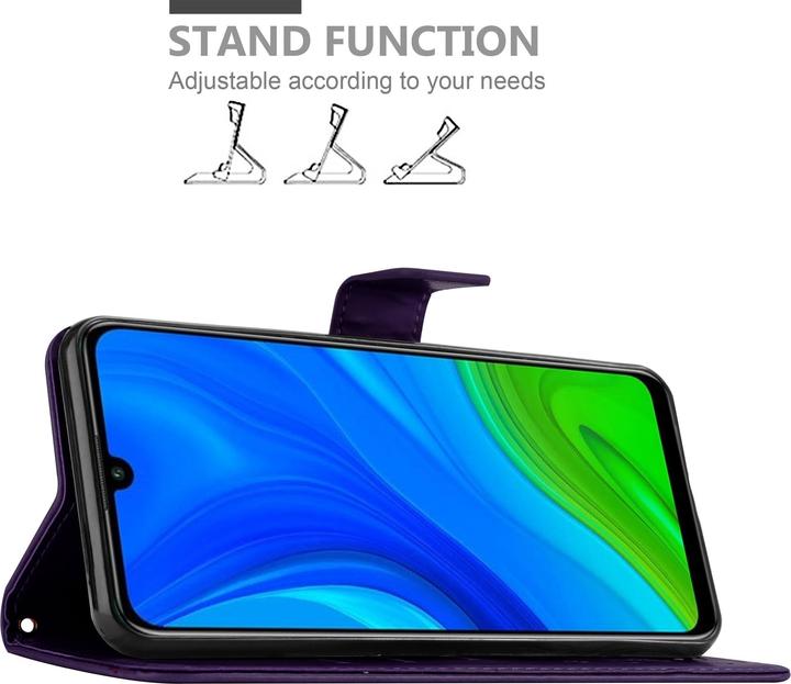 Produktbild Cadorabo Flower Book Cover (Huawei P Smart (2020))