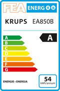 Energie-Label Krups EA 850 B One-Touch-Cappuccino