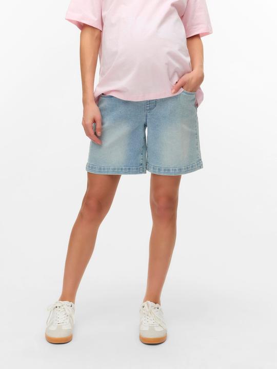 Produktbild Mamalicious Slim Fit Mid Rise Shorts Jeans-Shorts (XXL)