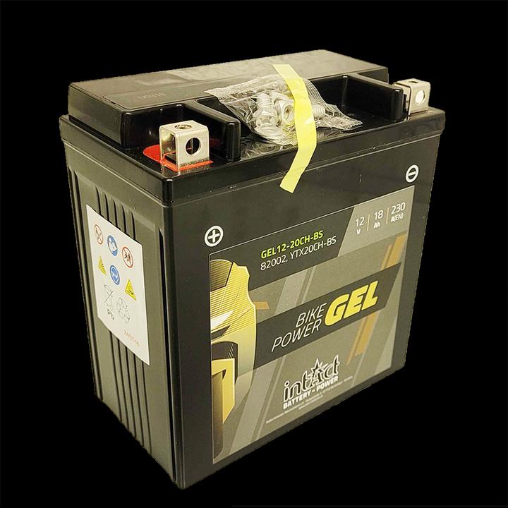 Image du produit Intact GEL12-20CH-BS Bike-Power GEL 18Ah Batterie moto (DIN 82002) YTX20CH-BS (12 V, 18 Ah, 230 A)
