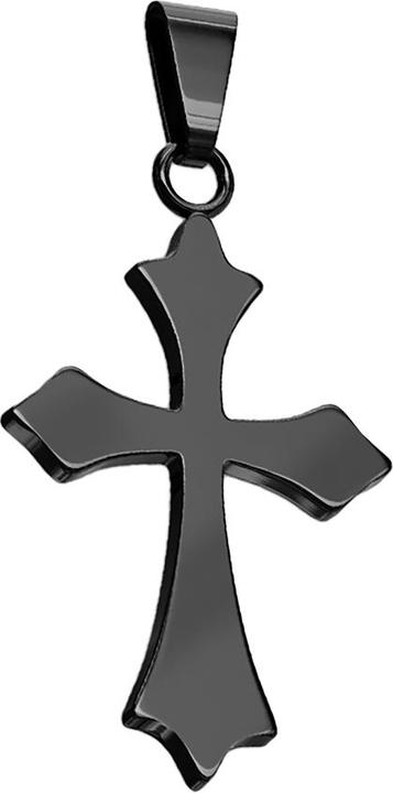Produktbild Star Piercing Anhänger schwarz Keltenkreuz (Chirurgenstahl 316L)