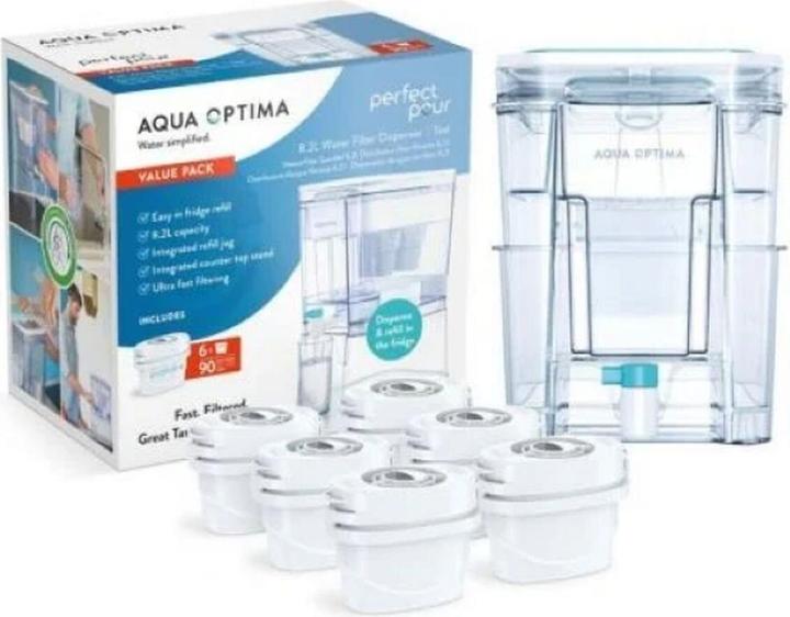 Laica Filtered Water Tank 8.2l With 6 Filters For Fridge Or Countertop Wd1001