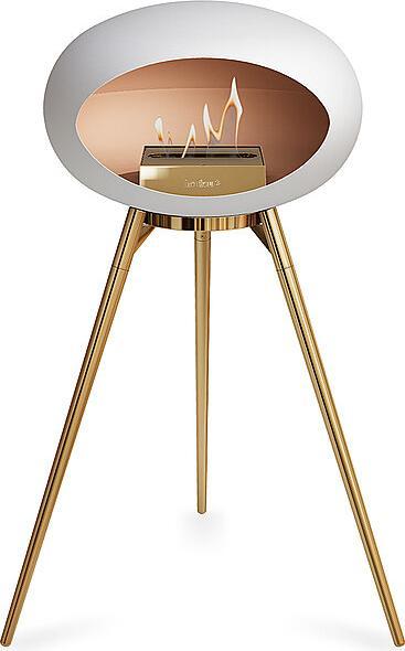 Image du produit Le Feu Cheminée GROUND HIGH blanc/or rose