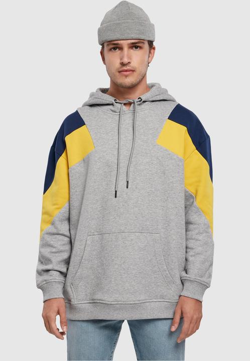 Immagine prodotto Urban Classics Felpa con cappuccio oversize a 3 toni (S)