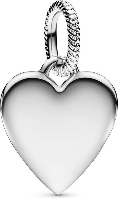 Pandora Gravierbarer Herz Anhänger (Silber 925)