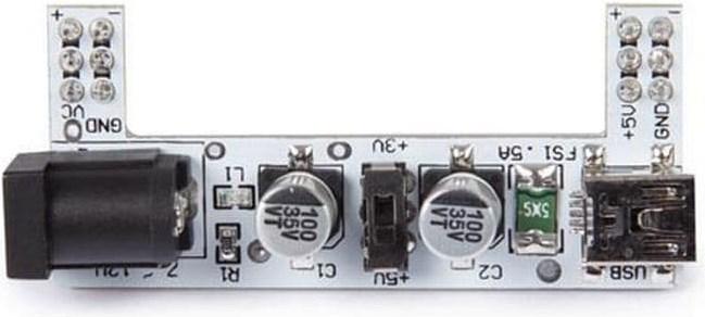 Produktbild Whadda Modul Stromversorgung 2 Känale für Steckplatinen 3.3 V / 5 V