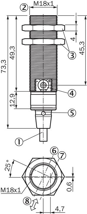 Produktbild Sick Rund-Lichtschranke (0.30 m)