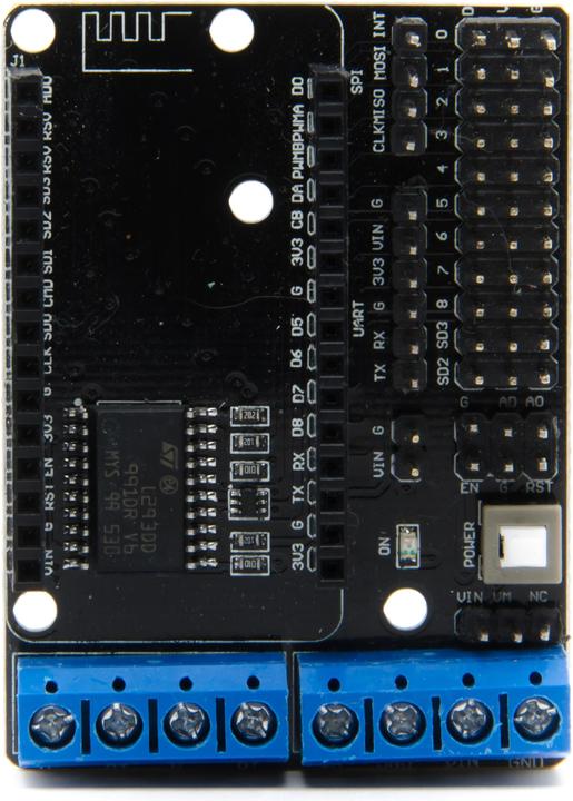 Actual product image Purecrea NodeMCU ESP12E Motor Shield L293D ESP8266