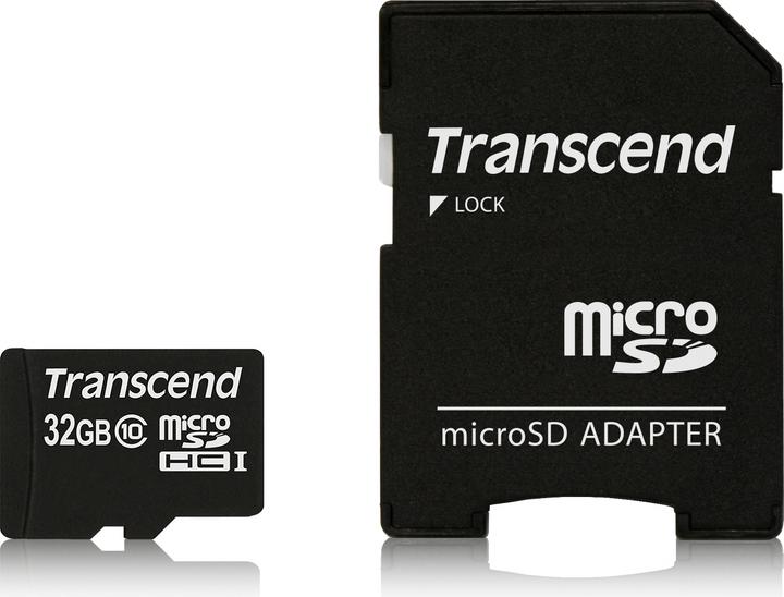 Produktbild Transcend microSDHC Card (32 GB, microSDHC, U1, UHS-I)