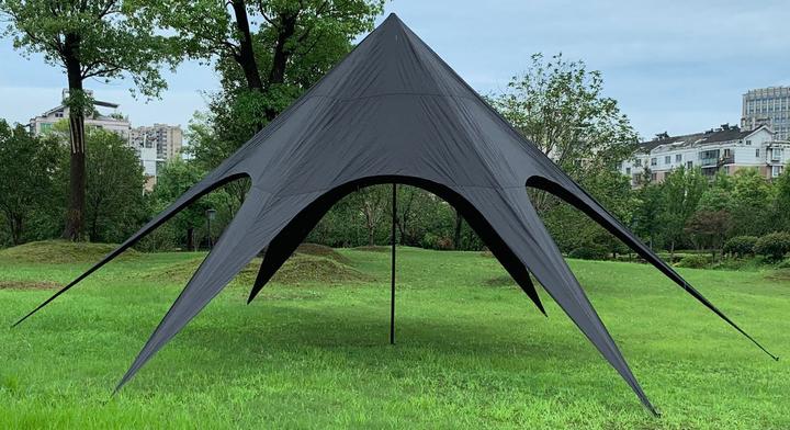 Actual product image CLP Star tent 10m, black (10 cm, 1000 cm)