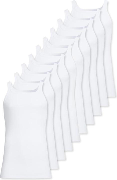 Immagine prodotto Conta 10 confezioni di maglietta intima a costine sottili (XL)