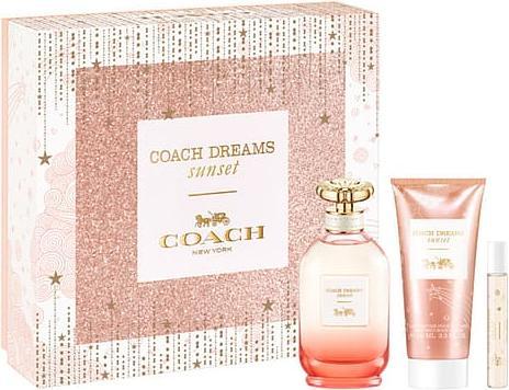 Actual product image Coach Dreams Sunset EDP 90 ml + EDP 7,5 ml + Body Lotion 100 ml - Giftset (Fragrance set)
