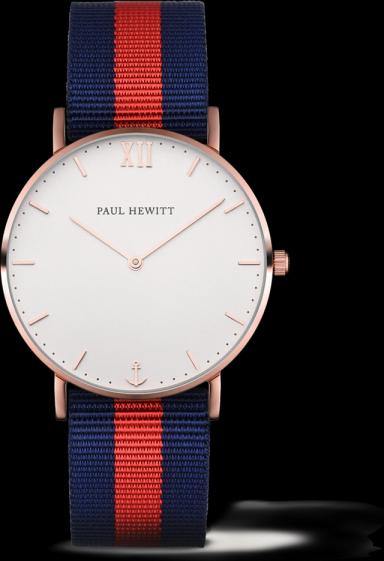 Rose Gold, White Sand, Blau, Rot