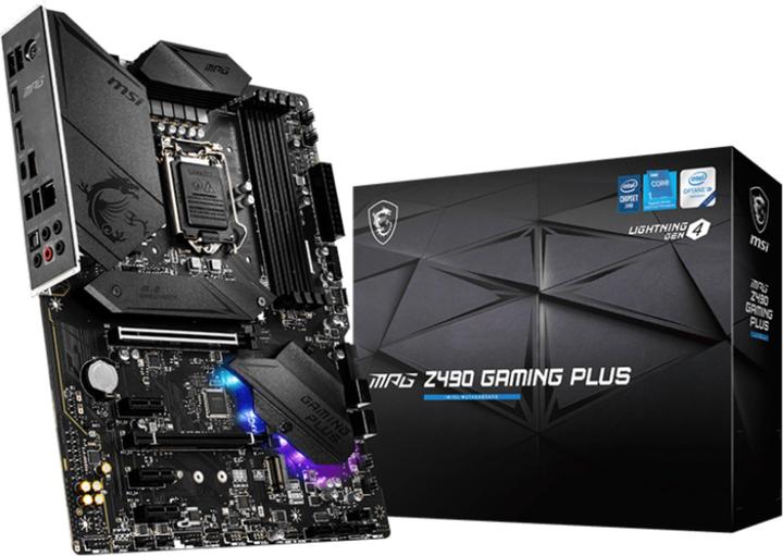 Produktbild MSI MPG Z490 Gaming Plus (LGA 1200, Intel Z490, ATX)