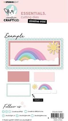 Image du produit art by marlene Cutting Dies "Slimline Mini Rainbow" Essentials