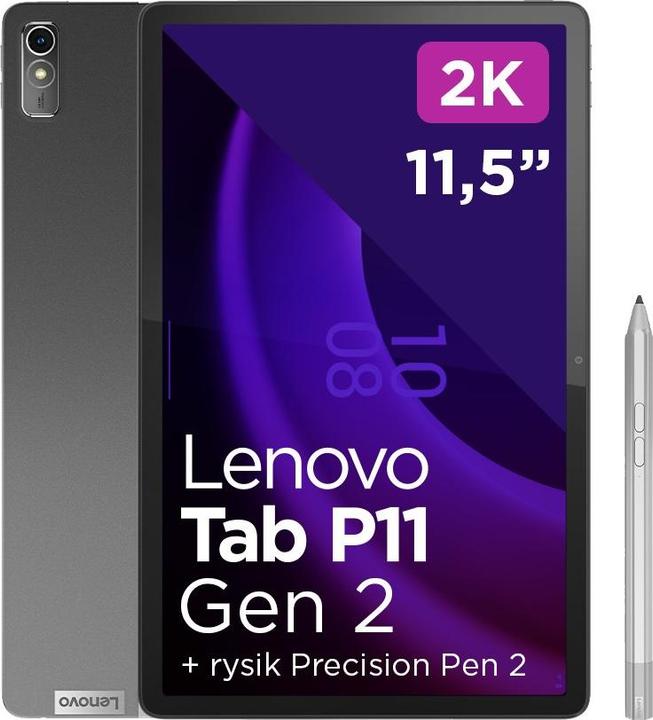 Actual product image Lenovo Tab P11 (2. Gen) (WLAN only, 11.50", 128 GB, storm grey)