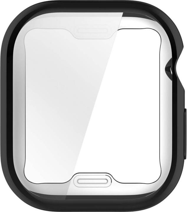 Actual product image Cover-Discount Apple Watch 10 - 42mm - Rubber protection case metal look