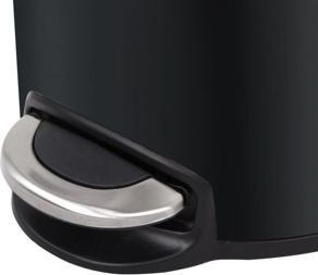 Actual product image EKO Artistic 5-litre Matt Black Pedal Bin (5 l)
