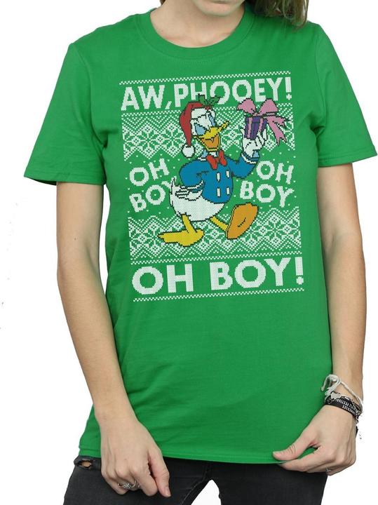 Produktbild Disney Donald Duck Christmas Fair Isle TShirt (L)