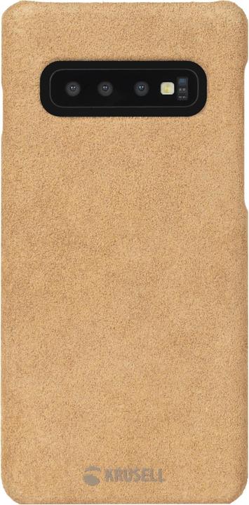 Actual product image Krusell Broby Cover Samsung Galaxy S10 cognac (Samsung Galaxy S10+)